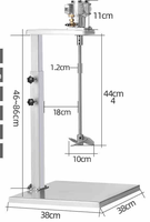 Agitateurs pneumatiques pour peintures et revêtements industriels, mélangeur automatique alimentaire en acier inoxydable 304 de 5L, moteur de réservoir de 30L