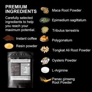 Oem Private Label Black Maca <strong>Coffee</strong> X <strong>Malaysia</strong> Maca Instant <strong>Coffee</strong> for Man