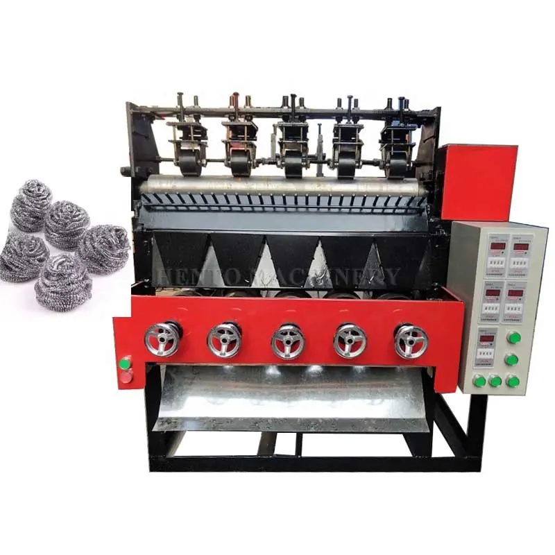 Automatic Scrubber Machine Manufacturer / Steel Scrubber Making Machine / Kitchen Scrubber Machine