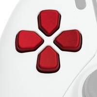 Pièces de rechange pour PS5 : Kit de modification de manette avec 4 D-Pads ergonomiques à toucher doux en ABS, séparés et peints, à effet dégradé