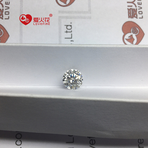 Moissanita-diamante redondo brillante, piedra <span class=keywords><strong>de</strong></span> corte, precio por quilate vvs, Color super blanco DEF, moissanita suelta - Product Image 3
