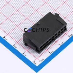 WAFER-MX3.0-18PJK-MB Housing (Wire-to-Board / Wire-to-Wire) P=3.03mm Connector 2x9P 3.03mm Micro-Fit (MX 3.0) 3.03mm - Product Image 1