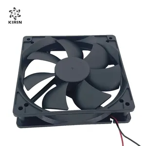 120x120x25 120mm 3 blade high double ball bearing brushless cooling dc flow axial fan