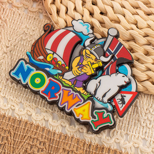Aimants de souvenir sur le thème de la Norvège et d'<span class=keywords><strong>Islande</strong></span> pour réfrigérateur WJU05 – Cadeaux commémoratifs de voyage pour la décoration de la maison et de la cuisine - Product Image 3