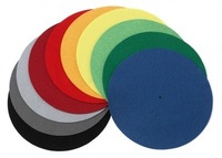 Vente chaude 12 ''2mm feutre rigide simple face peint platine DJ Slipmat pour tourne-disque vinyle