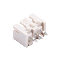Connecteur fil-carte série XH B3B-XH-2 (LF)(SN) à pas de 2,5 mm, 3 broches, droit, blanc, en PA66 rempli de verre, UL94V-0, 3A 250V