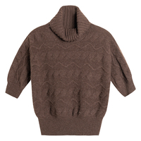 Pulls décontractés pour femmes, col roulé, 90% alpaga, 10% cachemire, 5GG, 525g, pull en tricot chaud, hauts d'hiver pour femmes