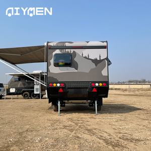 Lujo Ligero Mini RV Camper Remolque Pequeño Fibra de vidrio Todoterreno Híbrido Suspensión <span class=keywords><strong>independiente</strong></span> Muebles opcionales para acampar - Product Image 2
