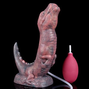 YOCY Realistic Dragon Squirting <b>Dildo</b> With Suction Cup Dragon Ejaculation Sex Toy Big Animal Colorful <b>Dildo</b> - Product Image 5