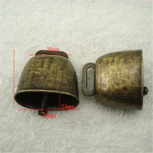 Grandes cloches en cuivre épaissies pour pâturer un son clair et fort pour éviter la perte d'objets décoratifs - Product Image 2