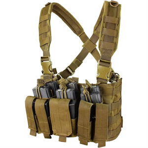 Chaleco Táctico Modular de Combate con Bolsas Molle Ajustables para Cargadores, Equipo de Asalto y Caza - Product Image 1