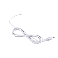 Câble d'alimentation CA CEE 2 broches Volex, extrémité dénudée IEC, cordon d'alimentation PVC pour l'électronique grand public, les ordinateurs et les appareils ménagers – Fourniture directe usine