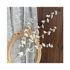 Flores Artificiales de Delphinium Jinxi, 4 Ramas, Decoraciones de Techo de Seda para Bodas, Accesorios para Pasillos de Techo Alto - Product Image 4