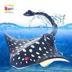 Toy Animals Shark Stingray Toys High Simulation Scale Robot Fish Remote Control Manta Ray Toy High Simulation Devil Ray for Pool