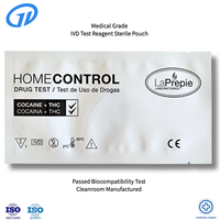 Sachet en aluminium stérile pour réactifs PCR, qualité médicale PET/AL/CPP, impression personnalisée pour emballage de tests diagnostiques, commande en gros