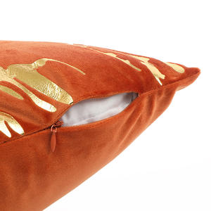 Nordique Ins marbre motif or en relief luxe velours jeter taie d'oreiller canapé-<span class=keywords><strong>lit</strong></span> maison déco housse de <span class=keywords><strong>coussin</strong></span> oreillers et coussins - Product Image 3