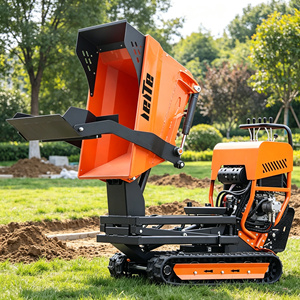 Mini-dumper chenillé 500kg 800kg pour ferme et jardin, moteur hydraulique, livraison gratuite, à vendre - Product Image 1