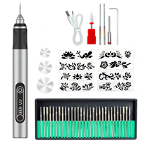 Kit de Herramienta Rotatoria Inalámbrica Personalizable OEM/ODM, Mini Amoladora Eléctrica, Ligera y Silenciosa, para Joyería/DIY/Modelismo