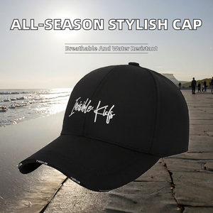 Casquette de baseball unisexe pour adultes, printemps-automne, tendance, broderie de lettres, motif à pois, 100% coton, pour hommes, loisirs, étudiants - Product Image 2