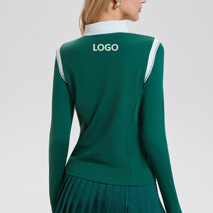 Set atasan dan rok tenis bergaya preppy dengan pita lepasan, warna-warni, modis, mewah, cocok untuk pickleball dan padel. - Product Image 2