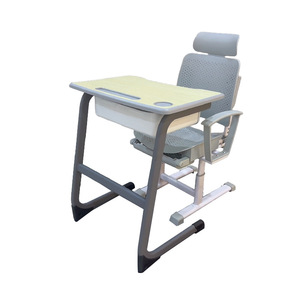 Masao Student Desk And Chair Height <b>Adjustable</b> Reclining School Furniture For Primary Secondary Students - Product Image 2