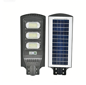 ไฟถนนโซลาร์เซลล์ออลอินวัน 180W 240W 360W หลอดไฟ LED พลังงานแสงอาทิตย์ พร้อมรีโมทตั้งเวลา เซ็นเซอร์อัตโนมัติ โมโนคริสตัลไลน์ ABS PC - Product Image 4