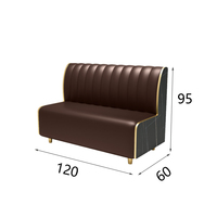 Canapé occidental en forme de U, table de bar en métal et bois, chaise pour restaurant, salle à manger et bars de nuit, meubles de loisirs, bancs de taverne