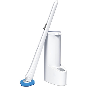 Nuevo Juego de Cepillos de Limpieza para Inodoro Desechables y Flexibles con 14 Recambios de Cabezal de Esponja TPR Ecológicos - Product Image 1