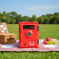 Conteneur isotherme électrique commercial empilable pour le maintien au chaud des aliments, idéal pour la restauration et les événements en plein air