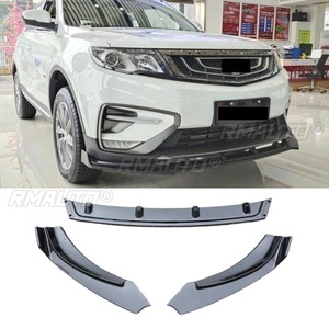 Difusor de Parachoques Delantero para Auto, Spoiler Negro Brillante, Pieza de Modificación para Geely Boyue 2018-2020, Protector de Parachoques, Accesorios para Auto - Product Image 4