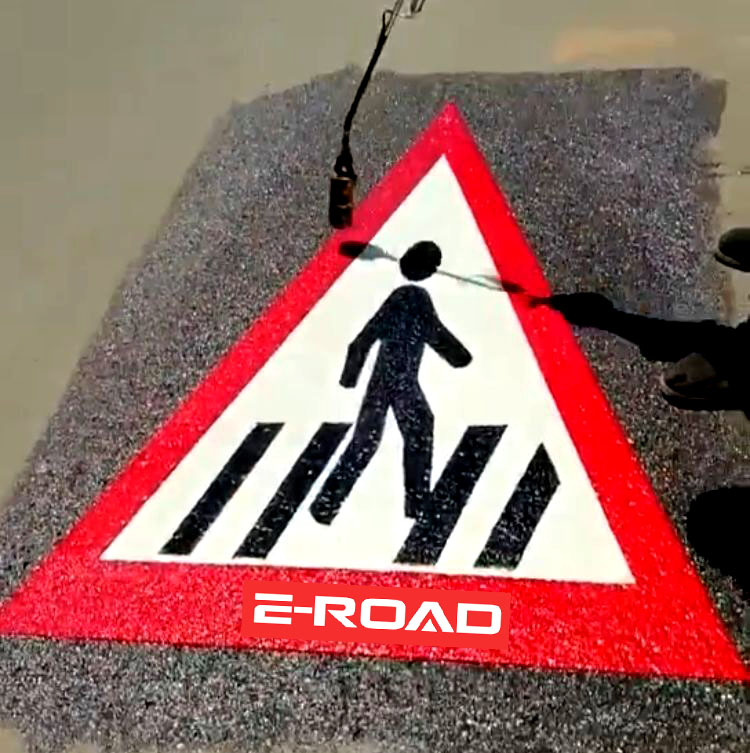 Термопластичный светоотражающий дорожный знак