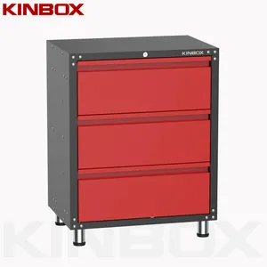 Kinbox车库单元3-带抽屉的底部工具箱，用于家庭车库DIY