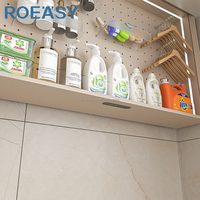 Armoire de rangement intelligente relevable pour salle de bain, armoire murale intelligente relevable pour balcon et salle de bain