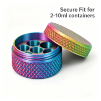 Boîte à flacons en plastique composite de haute qualité à 7 compartiments de 3 ml, emballage en vrac, OEM, adaptée au stockage en laboratoire et à l'emballage de marque