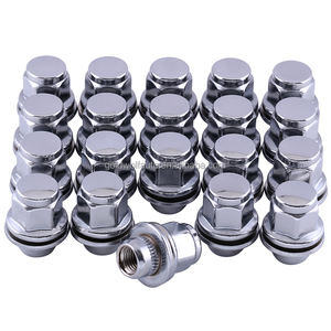 लेक्सस स्कोन कैमरी के लिए 20PCS क्रोम 12x1.5 व्हील लग नट मैग सीट वॉशर - Product Image 1