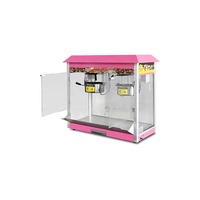 Machine à pop-corn électrique commerciale à deux pots Machine à pop-corn automatique au caramel
