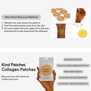 رقع الكولاجين |   غني بفيتامين سي والأحماض الأمينية وحمض الهيالورونيك |   يشد البشرة |   يرطب ويغذي |   30 لصقة - Product Image 3
