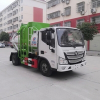 Camion de ramassage des déchets alimentaires FOTON 4x2, neuf, diesel, étanche, pour les collectes municipales
