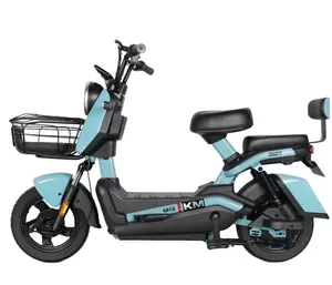 Wholesale 2 Wheel Cheap 350W 500W 48V Electric Moped Bike With Pedals E-bike Scooter Adult Electric Bicycle