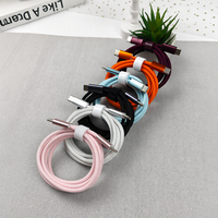 Model Baru Terlaris untuk 18 Kabel Data Tembaga Murni Berlapis Tipe-C 60W Warna Merah Ceri yang Kompatibel dengan Seri iPhone 18 Pengisian Cepat.
