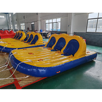 Bateau gonflable tractable pour bateau à moteur, type pantoufle, pour la navigation aquatique