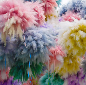 Árbol de fuegos artificiales de caña artificial para bodas, celebraciones, flores de caña artificiales, hierba pavo real, <span class=keywords><strong>biomimicry</strong></span> - Product Image 5