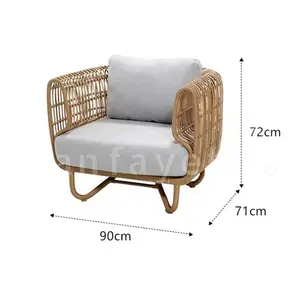 Woonkamer Sofa Japandi Couch Muebles De Exterieur Para Jardin Franse Sofa Gemaakt Door Real Cane Hot Sale Ins