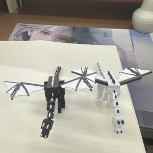 Estatua de Dragón Moderna de Mediados de Siglo Impresa en 3D para Pascua y Graduación - Product Image 6