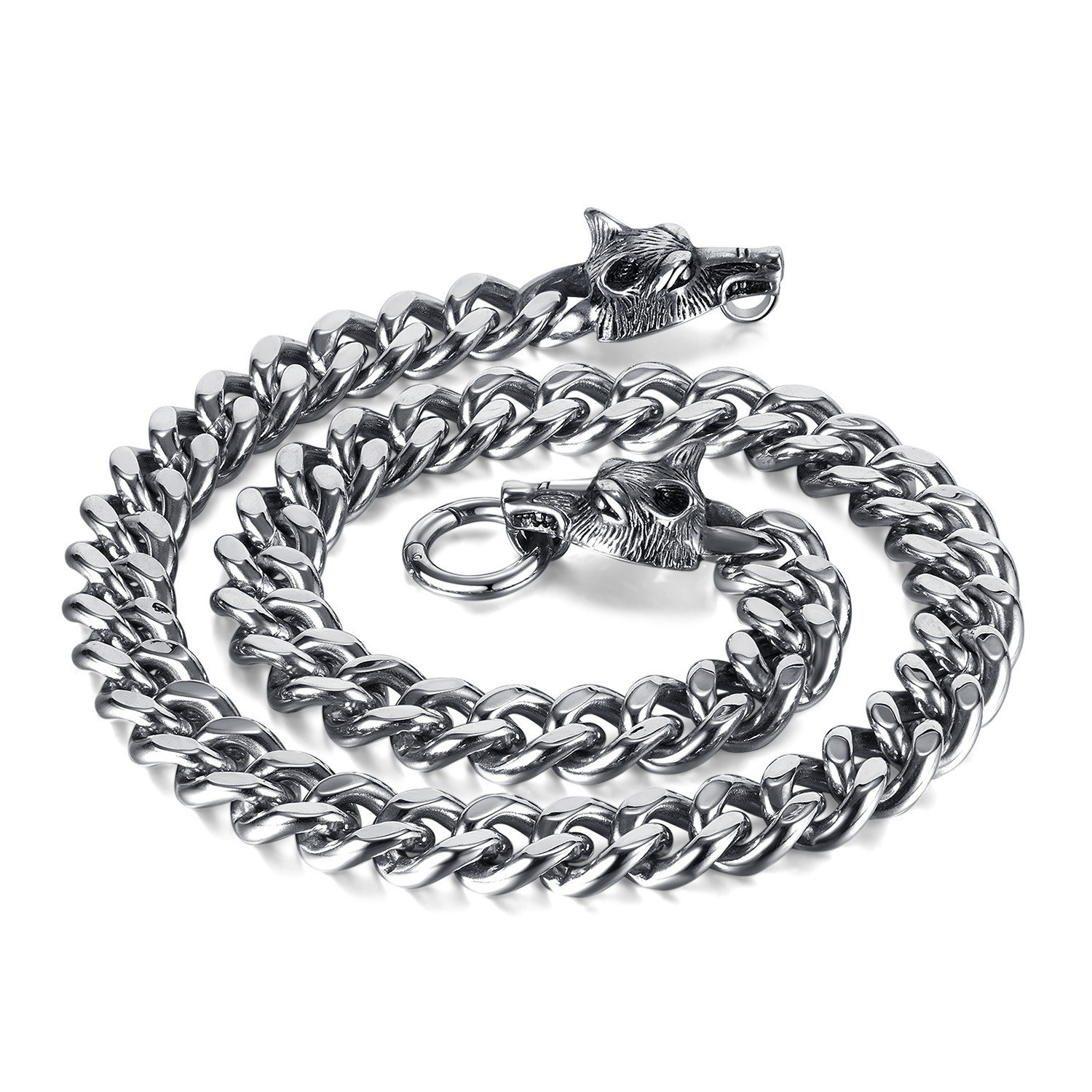 Gx2349-steel necklace steel color