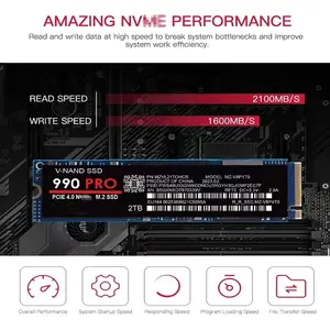 クロスボーダー高速ディスクDur外付けSSDSATA M.2 990 Pro 980 Pro 1テラバイト2テラバイト4テラバイトPCIE4.0内蔵ソリッドステートドライブ