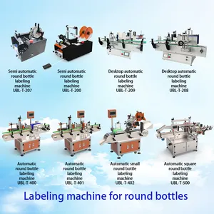 UBL مصنع التسمية القضيب ملصق يدوي الجرار الصغيرة يمكن المياه مربع زجاجة مستديرة شبه التلقائي آلة وسم