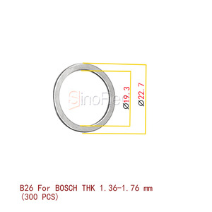 Cuña de ajuste <span class=keywords><strong>Berserk</strong></span> B26 para BOSCH THK 1,36-1,76mm <span class=keywords><strong>300</strong></span> PCS para inyector diésel - Product Image 5