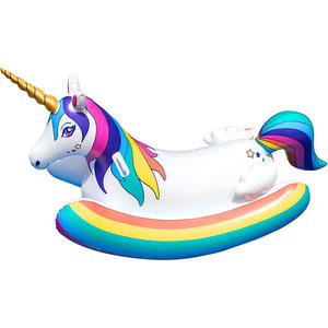 Caballo inflable para montar en la piscina, flotador para adultos y niños, juguete acuático para jugar en el agua al aire libre en verano. - Product Image 6