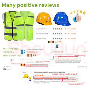 Chaleco de Seguridad Reflectante de Alta Visibilidad con Bolsillos, Ropa de Trabajo Transpirable para Obras de Construcción, Chaleco Reflectante con Múltiples Bolsillos - Product Image 4